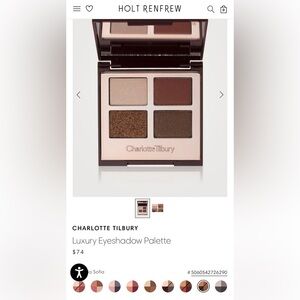 👄 Charlotte Tilbury Bella Sofia eyeshadow pallet- New